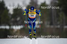 29.02.2020, Lahti Finland (FIN): Vitaliy Pukhkalo (KAZ) - FIS world cup cross-country, 15km men, Lahti (FIN). www.nordicfocus.com. © THIBAUT/NordicFocus. Every downloaded picture is fee-liable.