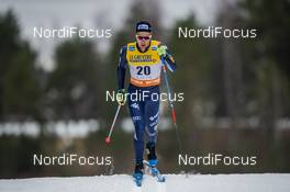 29.02.2020, Lahti Finland (FIN): Paolo Ventura (ITA) - FIS world cup cross-country, 15km men, Lahti (FIN). www.nordicfocus.com. © THIBAUT/NordicFocus. Every downloaded picture is fee-liable.