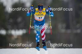 29.02.2020, Lahti Finland (FIN): Benjamin Lustgarten (USA) - FIS world cup cross-country, 15km men, Lahti (FIN). www.nordicfocus.com. © THIBAUT/NordicFocus. Every downloaded picture is fee-liable.