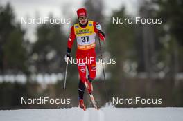 29.02.2020, Lahti Finland (FIN): Ville Ahonen (FIN) - FIS world cup cross-country, 15km men, Lahti (FIN). www.nordicfocus.com. © THIBAUT/NordicFocus. Every downloaded picture is fee-liable.