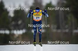 29.02.2020, Lahti Finland (FIN): Stefano Gardener (ITA) - FIS world cup cross-country, 15km men, Lahti (FIN). www.nordicfocus.com. © THIBAUT/NordicFocus. Every downloaded picture is fee-liable.