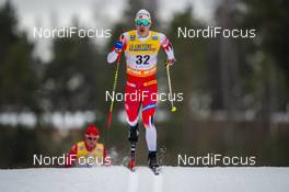 29.02.2020, Lahti Finland (FIN): Simen Hegstad Krueger (NOR) - FIS world cup cross-country, 15km men, Lahti (FIN). www.nordicfocus.com. © THIBAUT/NordicFocus. Every downloaded picture is fee-liable.