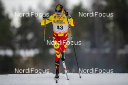 29.02.2020, Lahti Finland (FIN): Juuso Makela (FIN) - FIS world cup cross-country, 15km men, Lahti (FIN). www.nordicfocus.com. © THIBAUT/NordicFocus. Every downloaded picture is fee-liable.