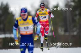 29.02.2020, Lahti Finland (FIN): Johannes Hoesflot Klaebo (NOR) - FIS world cup cross-country, 15km men, Lahti (FIN). www.nordicfocus.com. © THIBAUT/NordicFocus. Every downloaded picture is fee-liable.