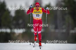 29.02.2020, Lahti Finland (FIN): Alexander Bessmertnykh (RUS) - FIS world cup cross-country, 15km men, Lahti (FIN). www.nordicfocus.com. © THIBAUT/NordicFocus. Every downloaded picture is fee-liable.