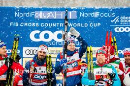 01.03.2020, Lahti Finland (FIN): Hans Christer Holund (NOR), Sjur Roethe (NOR), (l-r)  - FIS world cup cross-country, 4x10km men, Lahti (FIN). www.nordicfocus.com. © Modica/NordicFocus. Every downloaded picture is fee-liable.