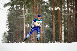01.03.2020, Lahti Finland (FIN): Perttu Hyvarinen (FIN) - FIS world cup cross-country, 4x10km men, Lahti (FIN). www.nordicfocus.com. © Modica/NordicFocus. Every downloaded picture is fee-liable.