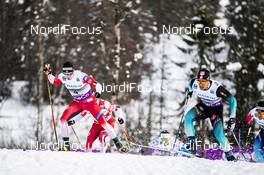 04.03.2020, Konnerud, Norway (NOR): Haavard Solaas Taugboel (NOR), Richard Jouve (FRA), (l-r)  - FIS world cup cross-country, individual sprint, Konnerud (NOR). www.nordicfocus.com. © Modica/NordicFocus. Every downloaded picture is fee-liable.