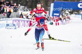 04.03.2020, Konnerud, Norway (NOR): Nadine Faehndrich (SUI), Kristine Stavaas Skistad (NOR), (l-r)  - FIS world cup cross-country, individual sprint, Konnerud (NOR). www.nordicfocus.com. © Modica/NordicFocus. Every downloaded picture is fee-liable.