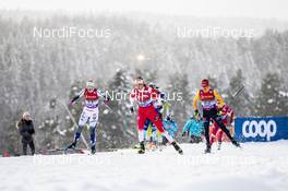 04.03.2020, Konnerud, Norway (NOR): Kristine Stavaas Skistad (NOR), Laura Gimmler (GER), Maja Dahlqvist (SWE), (l-r)  - FIS world cup cross-country, individual sprint, Konnerud (NOR). www.nordicfocus.com. © Modica/NordicFocus. Every downloaded picture is fee-liable.