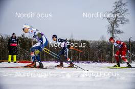 04.03.2020, Konnerud, Norway (NOR): Federico Pellegrino (ITA), Teodor Peterson (SWE), (l-r)  - FIS world cup cross-country, individual sprint, Konnerud (NOR). www.nordicfocus.com. © Modica/NordicFocus. Every downloaded picture is fee-liable.