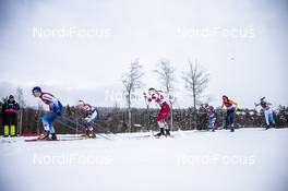 04.03.2020, Konnerud, Norway (NOR): Nadine Faehndrich (SUI), Jonna Sundling (SWE), Lotta Udnes Weng (NOR), (l-r)  - FIS world cup cross-country, individual sprint, Konnerud (NOR). www.nordicfocus.com. © Modica/NordicFocus. Every downloaded picture is fee-liable.