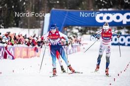 04.03.2020, Konnerud, Norway (NOR): Nadine Faehndrich (SUI), Kristine Stavaas Skistad (NOR), Linn Svahn (SWE), (l-r)  - FIS world cup cross-country, individual sprint, Konnerud (NOR). www.nordicfocus.com. © Modica/NordicFocus. Every downloaded picture is fee-liable.