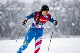 04.03.2020, Konnerud, Norway (NOR): Becca Rorabaugh (USA) - FIS world cup cross-country, individual sprint, Konnerud (NOR). www.nordicfocus.com. © Modica/NordicFocus. Every downloaded picture is fee-liable.