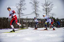 04.03.2020, Konnerud, Norway (NOR): Federico Pellegrino (ITA), Teodor Peterson (SWE), (l-r)  - FIS world cup cross-country, individual sprint, Konnerud (NOR). www.nordicfocus.com. © Modica/NordicFocus. Every downloaded picture is fee-liable.