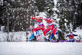 04.03.2020, Konnerud, Norway (NOR): Tiril Udnes Weng (NOR), Ane Appelkvist Stenseth (NOR), (l-r)  - FIS world cup cross-country, individual sprint, Konnerud (NOR). www.nordicfocus.com. © Modica/NordicFocus. Every downloaded picture is fee-liable.