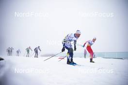 08.03.2020, Oslo, Norway (NOR): Karl-Johan Westberg (SWE), Jincai Shang (CHN), (l-r)  - FIS world cup cross-country, mass men, Oslo (NOR). www.nordicfocus.com. © Modica/NordicFocus. Every downloaded picture is fee-liable.