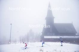 08.03.2020, Oslo, Norway (NOR): Sjur Roethe (NOR), Dario Cologna (SUI), Iivo Niskanen (FIN), (l-r)  - FIS world cup cross-country, mass men, Oslo (NOR). www.nordicfocus.com. © Modica/NordicFocus. Every downloaded picture is fee-liable.