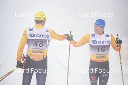 08.03.2020, Oslo, Norway (NOR): Andreas Katz (GER), Lucas Boegl (GER), (l-r)  - FIS world cup cross-country, mass men, Oslo (NOR). www.nordicfocus.com. © Modica/NordicFocus. Every downloaded picture is fee-liable.