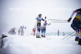 08.03.2020, Oslo, Norway (NOR): Ole Joergen Bruvoll (NOR), Jonas Baumann (SUI), (l-r)  - FIS world cup cross-country, mass men, Oslo (NOR). www.nordicfocus.com. © Modica/NordicFocus. Every downloaded picture is fee-liable.