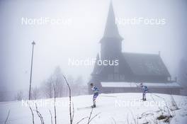 08.03.2020, Oslo, Norway (NOR): Adam Martin (USA), Ian Torchia (USA), (l-r)  - FIS world cup cross-country, mass men, Oslo (NOR). www.nordicfocus.com. © Modica/NordicFocus. Every downloaded picture is fee-liable.