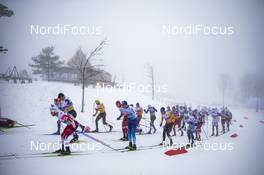 08.03.2020, Oslo, Norway (NOR): Start of the race   - FIS world cup cross-country, mass men, Oslo (NOR). www.nordicfocus.com. © Modica/NordicFocus. Every downloaded picture is fee-liable.