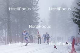 08.03.2020, Oslo, Norway (NOR): David Norris (USA), Florian Notz (GER), Petr Knop (CZE), Jason Rueesch (SUI), (l-r)  - FIS world cup cross-country, mass men, Oslo (NOR). www.nordicfocus.com. © Modica/NordicFocus. Every downloaded picture is fee-liable.