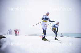 08.03.2020, Oslo, Norway (NOR): Daniel Richardsson (SWE), Snorri Eythor Einarsson (ISL), (l-r)  - FIS world cup cross-country, mass men, Oslo (NOR). www.nordicfocus.com. © Modica/NordicFocus. Every downloaded picture is fee-liable.