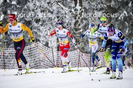 07.03.2020, Oslo, Norway (NOR): Katharina Hennig (GER), Heidi Weng (NOR), Frida Karlsson (SWE), Anamarija Lampic (SLO), (l-r)  - FIS world cup cross-country, mass women, Oslo (NOR). www.nordicfocus.com. © Modica/NordicFocus. Every downloaded picture is fee-liable.