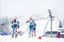 07.03.2020, Oslo, Norway (NOR): Caitlin Patterson (USA), Kaitlynn Miller (USA), Becca Rorabaugh (USA), (l-r)  - FIS world cup cross-country, mass women, Oslo (NOR). www.nordicfocus.com. © Modica/NordicFocus. Every downloaded picture is fee-liable.