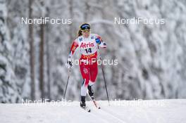 28.11.2020, Ruka, Finland (FIN): Helene Marie Fossesholm (NOR) - FIS world cup cross-country, 10km women, Ruka (FIN). www.nordicfocus.com. © Vianney THIBAUT/NordicFocus. Every downloaded picture is fee-liable.