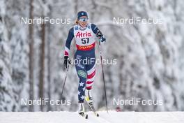 28.11.2020, Ruka, Finland (FIN): Katharine Ogden (USA) - FIS world cup cross-country, 10km women, Ruka (FIN). www.nordicfocus.com. © Vianney THIBAUT/NordicFocus. Every downloaded picture is fee-liable.