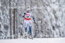 28.11.2020, Ruka, Finland (FIN): Frida Karlsson (SWE) - FIS world cup cross-country, 10km women, Ruka (FIN). www.nordicfocus.com. © Vianney THIBAUT/NordicFocus. Every downloaded picture is fee-liable.