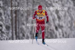 28.11.2020, Ruka, Finland (FIN): Ilia Poroshkin (RUS) - FIS world cup cross-country, 15km men, Ruka (FIN). www.nordicfocus.com. © Vianney Thibaut/NordicFocus. Every downloaded picture is fee-liable.