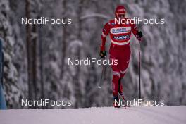 28.11.2020, Ruka, Finland (FIN): Alexander Bolshunov (RUS) - FIS world cup cross-country, 15km men, Ruka (FIN). www.nordicfocus.com. © Vianney Thibaut/NordicFocus. Every downloaded picture is fee-liable.