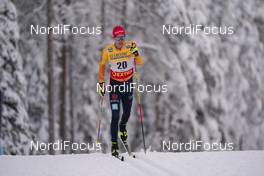 28.11.2020, Ruka, Finland (FIN): Florian Notz (GER) - FIS world cup cross-country, 15km men, Ruka (FIN). www.nordicfocus.com. © Vianney Thibaut/NordicFocus. Every downloaded picture is fee-liable.
