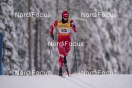 28.11.2020, Ruka, Finland (FIN): Ermil Vokuev (RUS) - FIS world cup cross-country, 15km men, Ruka (FIN). www.nordicfocus.com. © Vianney Thibaut/NordicFocus. Every downloaded picture is fee-liable.