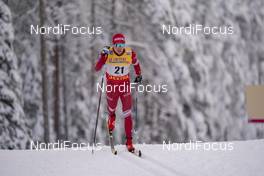 28.11.2020, Ruka, Finland (FIN): Ilia Semikov (RUS) - FIS world cup cross-country, 15km men, Ruka (FIN). www.nordicfocus.com. © Vianney Thibaut/NordicFocus. Every downloaded picture is fee-liable.