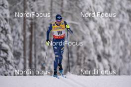 28.11.2020, Ruka, Finland (FIN): Francesco De Fabiani (ITA) - FIS world cup cross-country, 15km men, Ruka (FIN). www.nordicfocus.com. © Vianney Thibaut/NordicFocus. Every downloaded picture is fee-liable.
