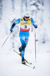 27.11.2020, Ruka, Finland (FIN): Lucas Chanavat (FRA) - FIS world cup cross-country, individual sprint, Ruka (FIN). www.nordicfocus.com. © Modica/NordicFocus. Every downloaded picture is fee-liable.