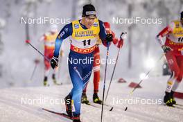 27.11.2020, Ruka, Finland (FIN): Jovian Hediger (SUI) - FIS world cup cross-country, individual sprint, Ruka (FIN). www.nordicfocus.com. © Modica/NordicFocus. Every downloaded picture is fee-liable.