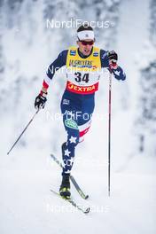 27.11.2020, Ruka, Finland (FIN): Kevin Bolger (USA) - FIS world cup cross-country, individual sprint, Ruka (FIN). www.nordicfocus.com. © Modica/NordicFocus. Every downloaded picture is fee-liable.