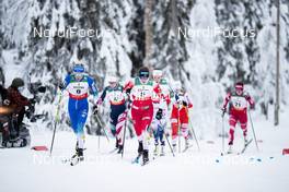 27.11.2020, Ruka, Finland (FIN): Anamarija Lampic (SLO), Tiril Udnes Weng (NOR), (l-r)  - FIS world cup cross-country, individual sprint, Ruka (FIN). www.nordicfocus.com. © Modica/NordicFocus. Every downloaded picture is fee-liable.
