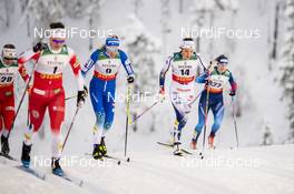 27.11.2020, Ruka, Finland (FIN): Moa Lundgren (SWE), Anamarija Lampic (SLO), (l-r)  - FIS world cup cross-country, individual sprint, Ruka (FIN). www.nordicfocus.com. © Modica/NordicFocus. Every downloaded picture is fee-liable.