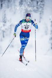 27.11.2020, Ruka, Finland (FIN): Laura Mononen (FIN) - FIS world cup cross-country, individual sprint, Ruka (FIN). www.nordicfocus.com. © Modica/NordicFocus. Every downloaded picture is fee-liable.