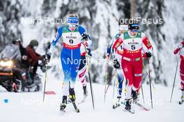 27.11.2020, Ruka, Finland (FIN): Anamarija Lampic (SLO), Tiril Udnes Weng (NOR), (l-r)  - FIS world cup cross-country, individual sprint, Ruka (FIN). www.nordicfocus.com. © Modica/NordicFocus. Every downloaded picture is fee-liable.
