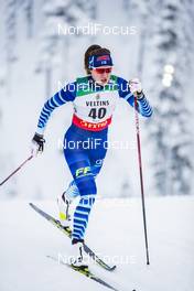 27.11.2020, Ruka, Finland (FIN): Katri Lylynpera (FIN) - FIS world cup cross-country, individual sprint, Ruka (FIN). www.nordicfocus.com. © Modica/NordicFocus. Every downloaded picture is fee-liable.