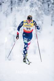 27.11.2020, Ruka, Finland (FIN): Logan Hanneman (USA) - FIS world cup cross-country, individual sprint, Ruka (FIN). www.nordicfocus.com. © Modica/NordicFocus. Every downloaded picture is fee-liable.