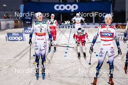 27.11.2020, Ruka, Finland (FIN): Maja Dahlqvist (SWE), Linn Svahn (SWE), (l-r)  - FIS world cup cross-country, individual sprint, Ruka (FIN). www.nordicfocus.com. © Modica/NordicFocus. Every downloaded picture is fee-liable.