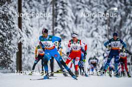29.11.2020, Ruka, Finland (FIN): Richard Jouve (FRA), Dominik Bury (POL), (l-r)  - FIS world cup cross-country, pursuit men, Ruka (FIN). www.nordicfocus.com. © Modica/NordicFocus. Every downloaded picture is fee-liable.
